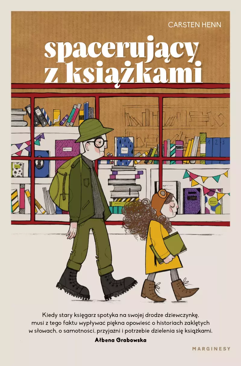 Spacerujący z książkami