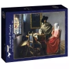 Puzzle 1000 elementów. Johannes Vermeer. Kieliszek wina, 1661 - zdjęcie