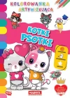 Kolorowanka aktywizująca z naklejkami. Kotki psotki - zdjęcie