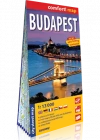 Budapeszt (Budapest); laminowany plan miasta 1:13 000 - zdjęcie