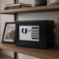 Sejf Domowy Elektroniczny Na Dokumenty Pieniądze Kod Klucze Awaryjne 6L, zdjęcie 4