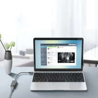 Adapter sieciowy Orico XC-R45-V1 USB-C do RJ45 Gigabit Ethernet 1 Gbps - czarny, zdjęcie 6