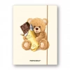 Teczka A4+ z gumką Teddies&Miś z czekoladą - zdjęcie