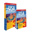 USA. Część zachodnia 3w1: przewodnik + atlas + mapa - zdjęcie