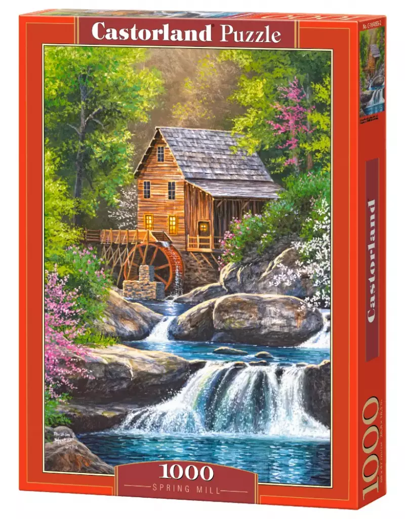 Puzzle 1000 elementów. Młyn wiosną Puzzle 1000 elementów. Młyn wiosną
