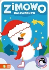 Zimowo bałwankowo. Kolorowanki z naklejkami - zdjęcie