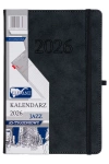 Jazz Kalendarz A5 tygodniowy grafitowy 2026 - zdjęcie