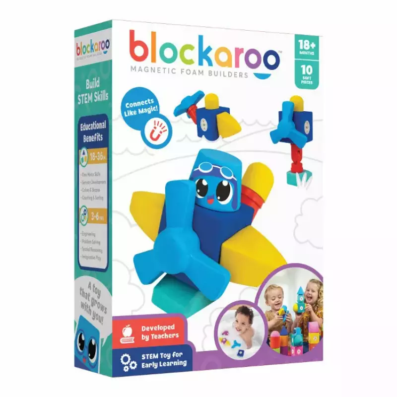 Blockaroo Zestaw mały Samolot 10el. Blockaroo Zestaw mały Samolot 10el.