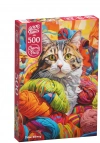 Puzzle 500 elementów. Kocia fantazja 20098 - zdjęcie