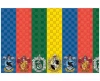 Obrus papierowy Harry Potter, Domy Hogwartu (120x180 cm) - zdjęcie