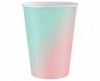 Kubeczki Papierowe Ombre Kolorowe Ozdoba Stołu Party 266 ml 6 szt. - zdjęcie