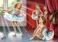 Puzzle 120 elementów. Małe baletnice, zdjęcie 2