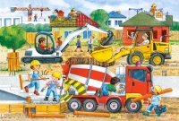 Puzzle maxi 40 elementów. Na budowie, zdjęcie 3