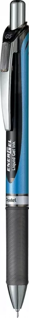Pióro kulkowe Energel Pentel BLN-75 0,5 mm czarny - zdjęcie