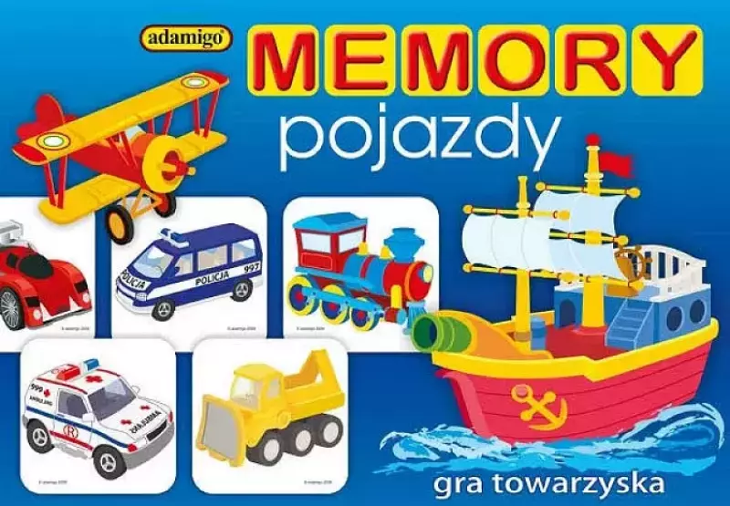 Gra memory. Pojazdy Gra memory. Pojazdy