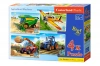 Puzzle 4 w 1. 8, 12, 15, 20  elementów. Maszyny rolnicze - zdjęcie