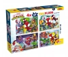 Puzzle podłogowe dwustronne Maxi 4x48 Spidey - zdjęcie