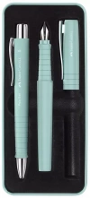 FABER-CASTELL Pióro wieczne długopis automatyczny Poly ZESTAW ETUI CARIBIC - zdjęcie