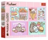 PUZZLE 4x250 Poznajcie Pusheena 13371 - zdjęcie
