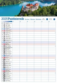 Kalendarz 2025 PLANER ścienny do notatek ORGANIZER, zdjęcie 11