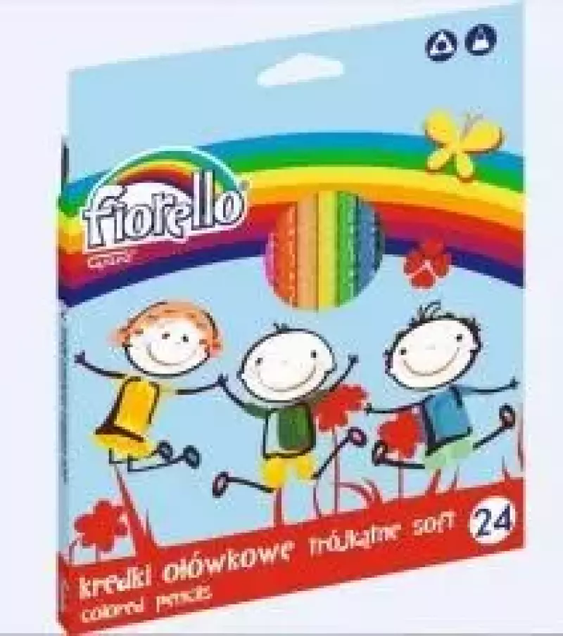 Kredki Super Soft 24 kolory FIORELLO Kredki Super Soft 24 kolory FIORELLO