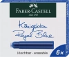 Naboje krótkie niebieskie 6szt FABER CASTELL - zdjęcie