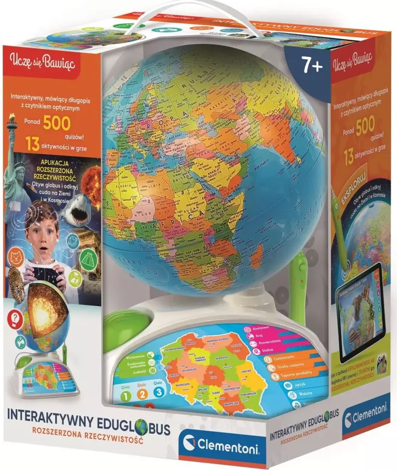 Clementoni: Interaktywny Eduglobus