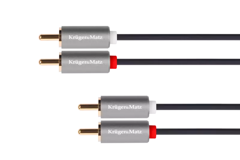 Kabel 2RCA-2RCA 1m Kruger&Matz Basic Kabel 2RCA-2RCA 1m Kruger&Matz Basic