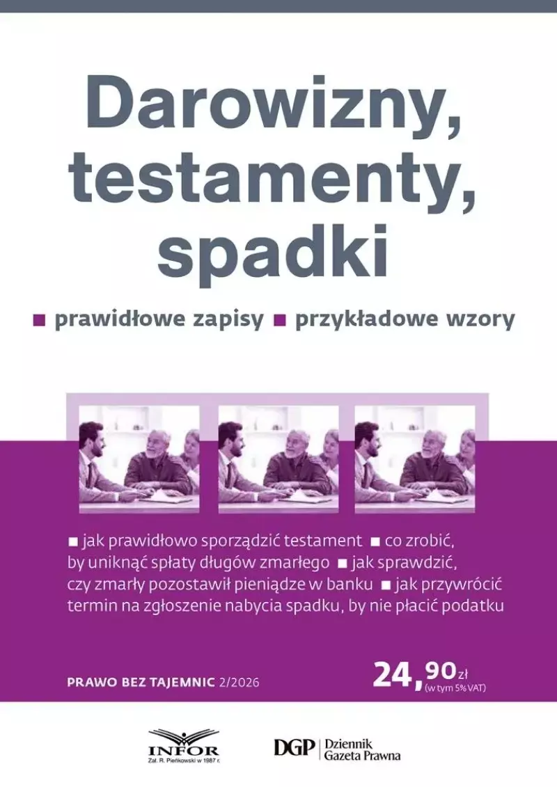 Darowizny, testamenty, spadki Darowizny, testamenty, spadki