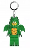 LEGO Breloki Brelok z latarką LED Smok zielony dziewczyna LGL-KE224H - zdjęcie