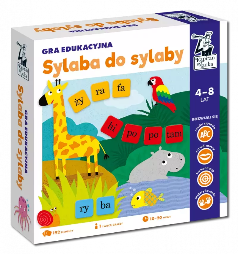 Gra edukacyjna. Sylaba do sylaby Gra edukacyjna. Sylaba do sylaby