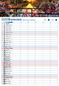 Kalendarz 2025 PLANER ścienny do notatek ORGANIZER, zdjęcie 5