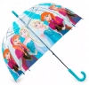 Parasolka przezroczysta automatyczna 48cm Kraina Lodu Frozen FR50027 Kids Euroswan - zdjęcie