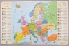 Podkładka mapa polityczna Europy - zdjęcie