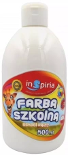 Farba szkolna biała 500 ml - zdjęcie