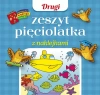 Drugi zeszyt pi?ciolatka z naklejkami. Biblioteczka m?drego dziecka - zdjęcie