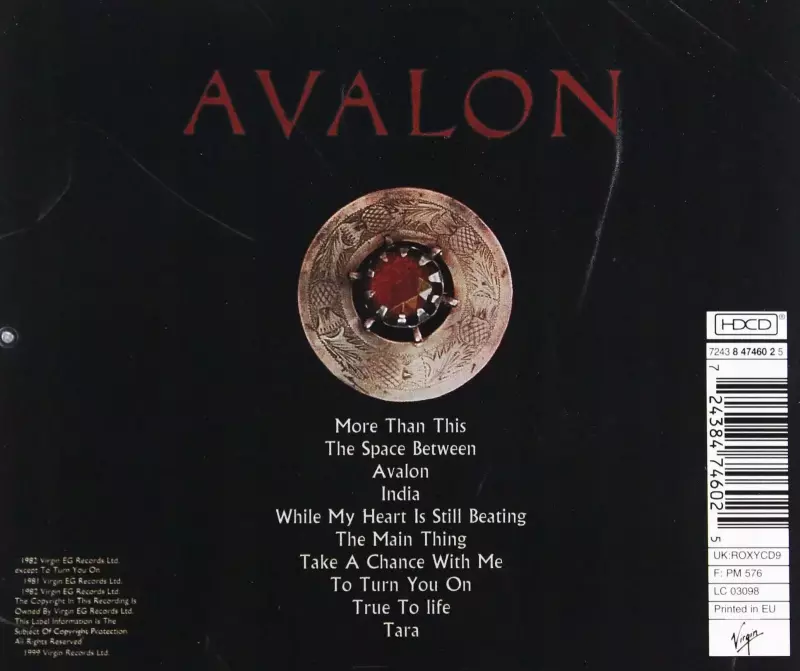 Avalon, CD Avalon, CD
