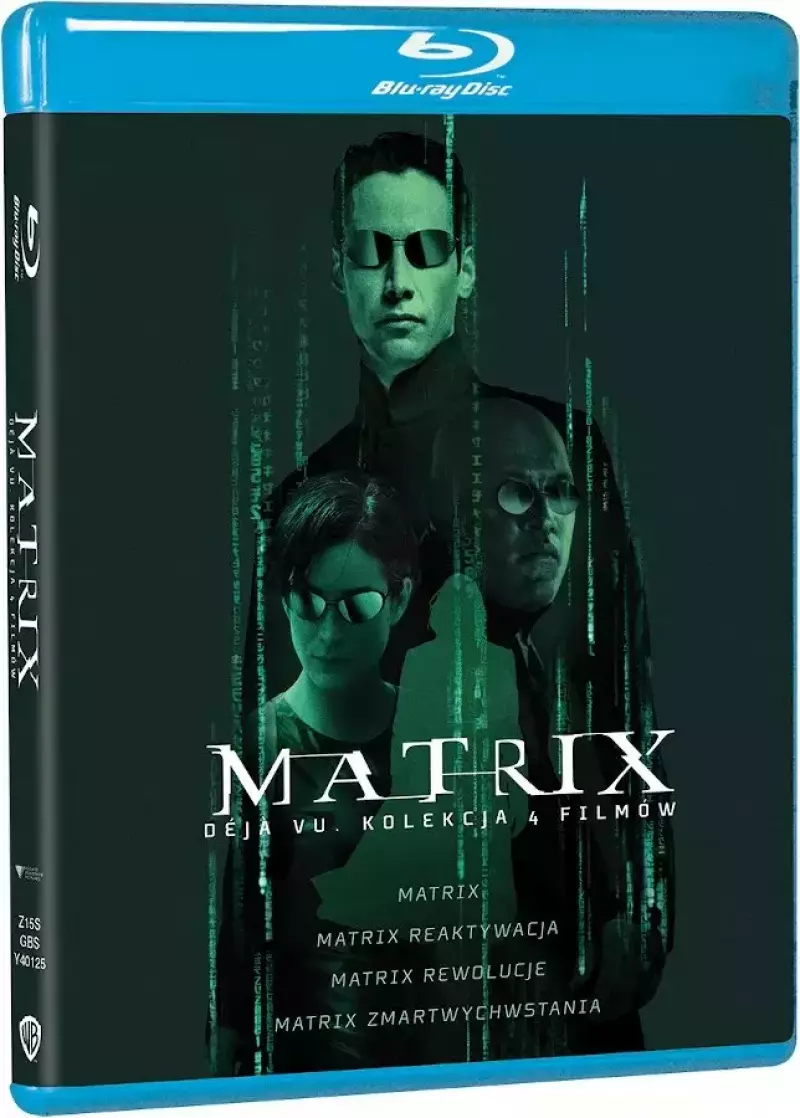 Matrix Deja Vu. Kolekcja 4 Filmów, 4 Blu-ray Matrix Deja Vu. Kolekcja 4 Filmów, 4 Blu-ray
