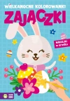 Wielkanocne kolorowanki. Zajączki - zdjęcie