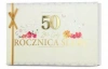 Karnet B6 Rocznica ślubu 50 - zdjęcie