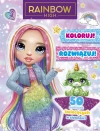 Koloruj! Rozwiązuj! 50 naklejek świecących w ciemności. Rainbow High - zdjęcie