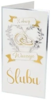 Kartka na Slub SL D-008, Nero - zdjęcie