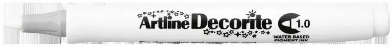Marker permanentny Decorite biały ARTLINE Marker permanentny Decorite biały ARTLINE