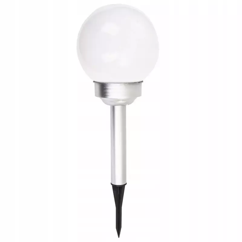 Lampa Solarna Kula Mleczna 10x35CM Lampa Solarna Kula Mleczna 10x35CM