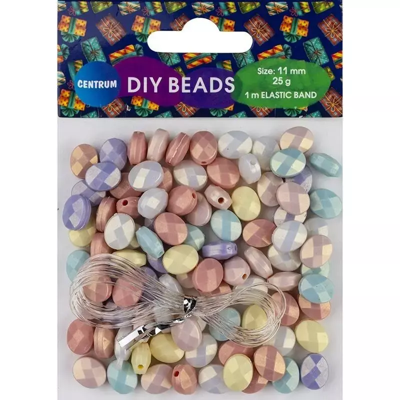 Koraliki podłużne pastelowe kryształy 11mm 81427