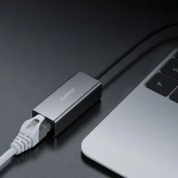 Adapter sieciowy Orico XC-R45-V1 USB-C do RJ45 Gigabit Ethernet 1 Gbps - czarny, zdjęcie 9