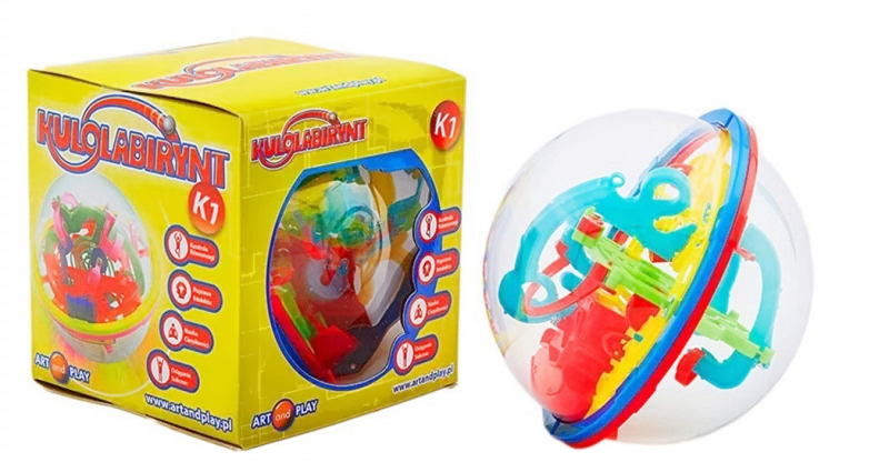 Kulolabirynt K-1, żółty Kulolabirynt K-1, żółty