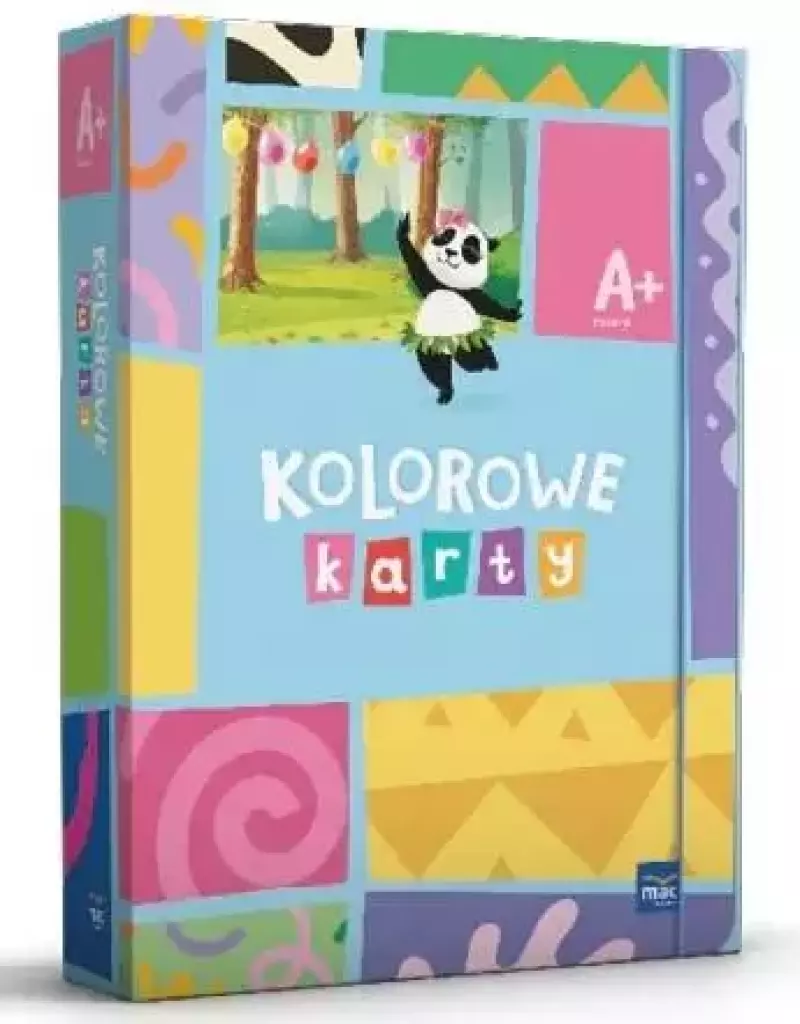 Kolorowe karty. Poziom A+. Czterolatek