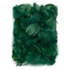 Piórka ciemno zielone 5-12cm 10g - zdjęcie