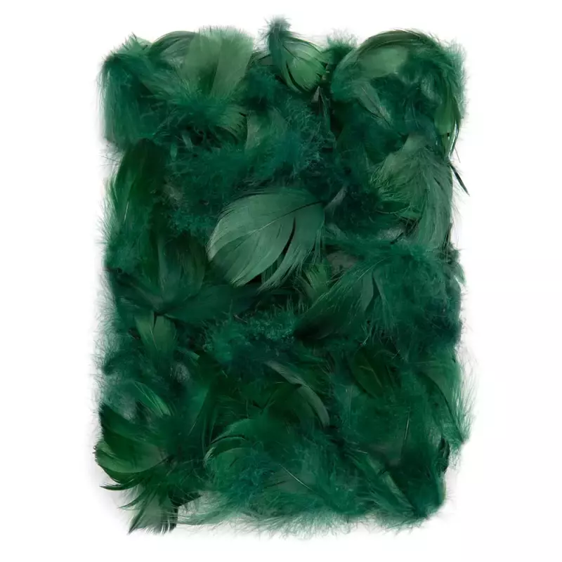 Piórka ciemno zielone 5-12cm 10g Piórka ciemno zielone 5-12cm 10g